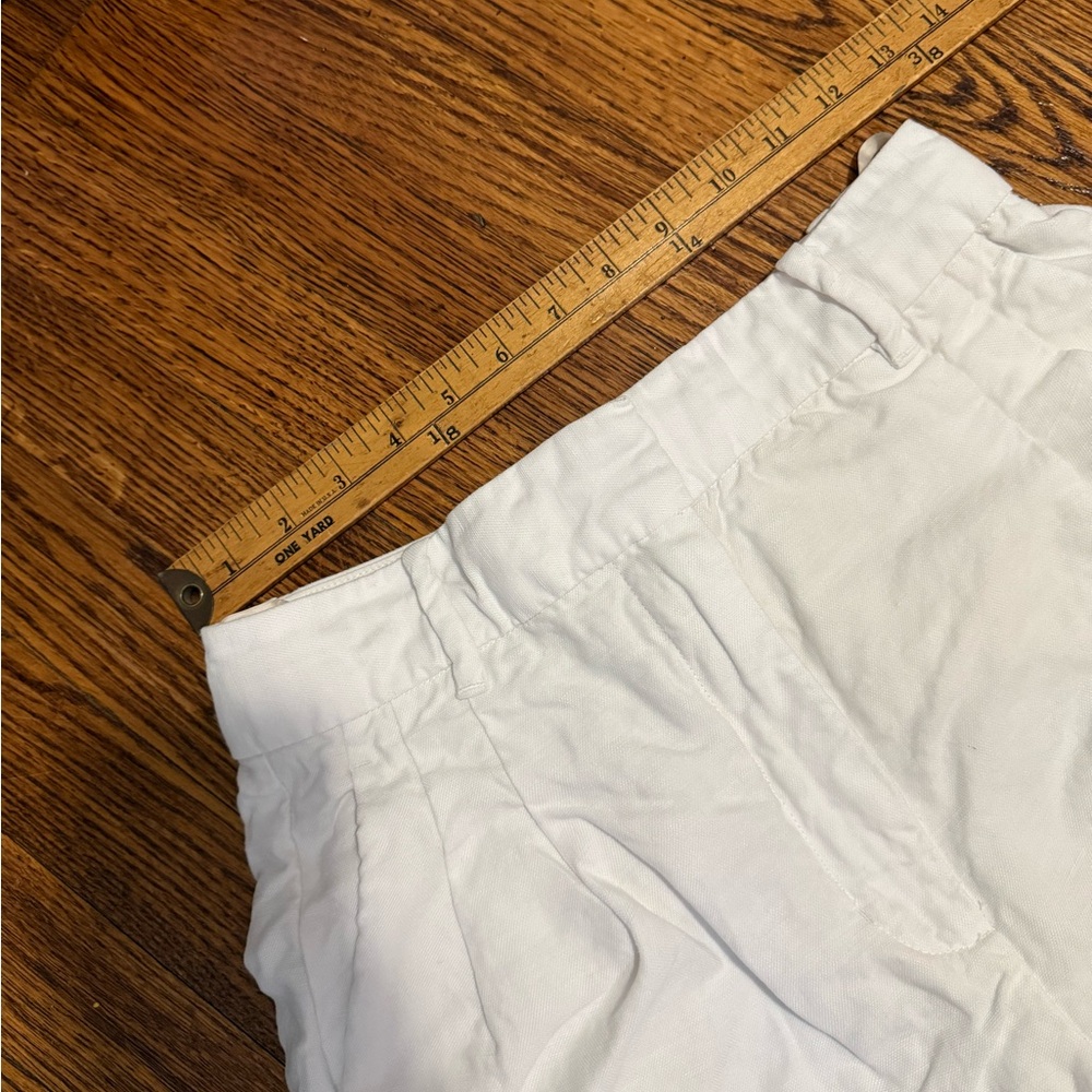 Aritzia Wilfred Linen Effortless Pant, White Size 6 - Picture 12 of 14